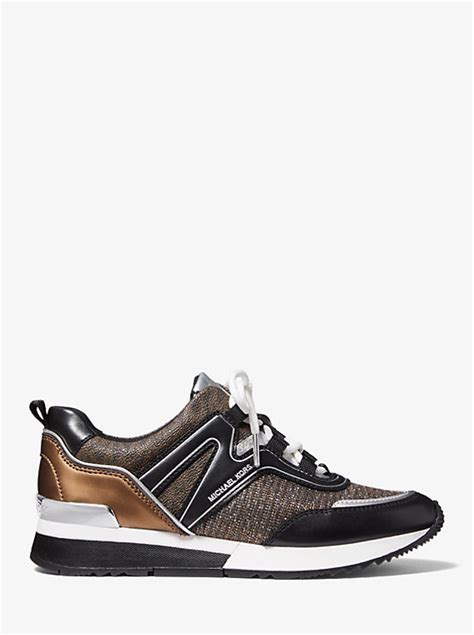 michael michael kors pippin mixed-media trainer|Pippin Mixed.